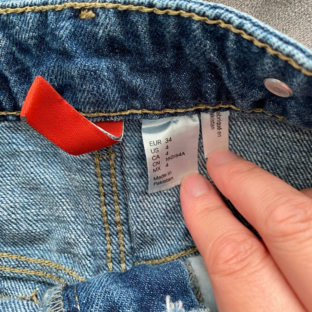 High Rise Jean Shorts - Picture 2 of 3